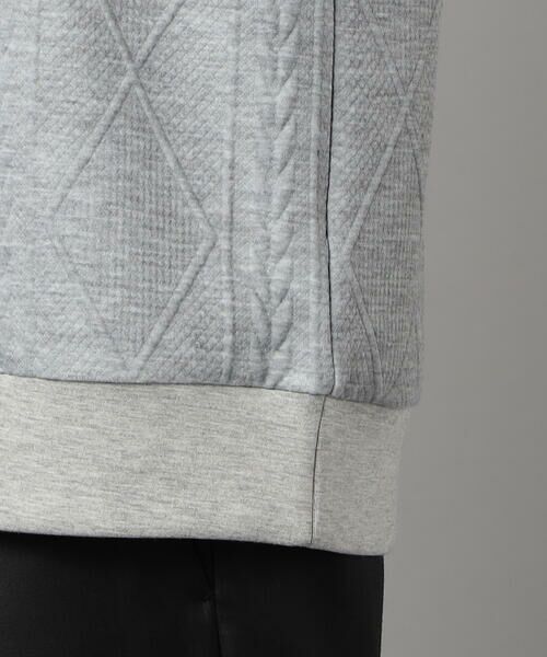 COMME CA MEN / コムサ・メン カットソー | 柄切り替えデザイン ロングスリーブ | 詳細11