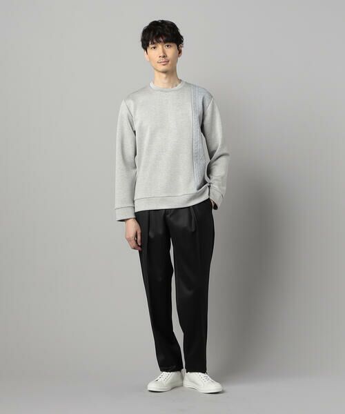 COMME CA MEN / コムサ・メン カットソー | 柄切り替えデザイン ロングスリーブ | 詳細2