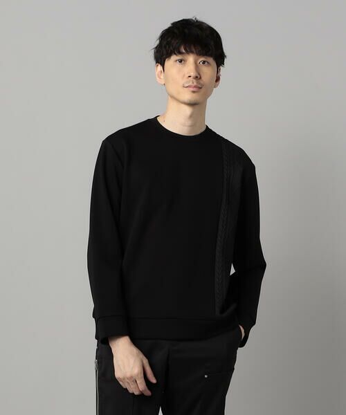 COMME CA MEN / コムサ・メン カットソー | 柄切り替えデザイン ロングスリーブ | 詳細17