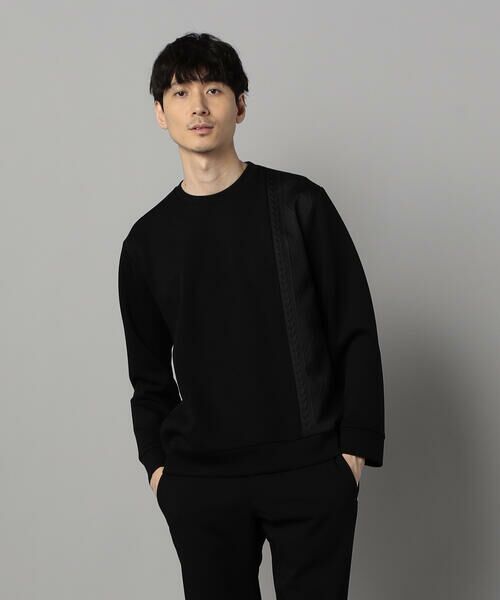 COMME CA MEN / コムサ・メン カットソー | 柄切り替えデザイン ロングスリーブ | 詳細16