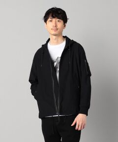 COMME CA MEN / コムサ・メン ブルゾン | メリル フーディーMA-1ブルゾン