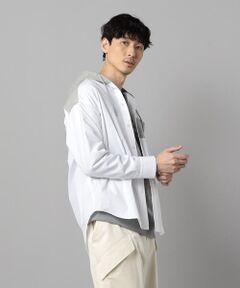 COMME CA MEN / コムサ・メン シャツ・ブラウス | フーディーミックス シャツ