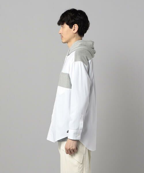 COMME CA MEN / コムサ・メン シャツ・ブラウス | フーディーミックス シャツ | 詳細6