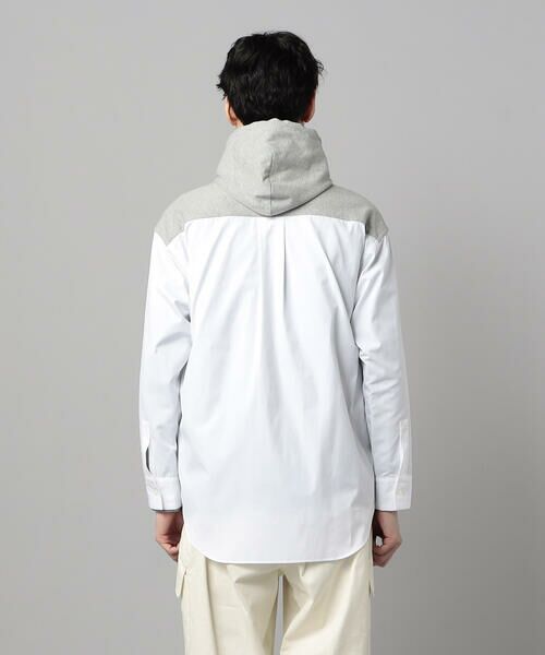 COMME CA MEN / コムサ・メン シャツ・ブラウス | フーディーミックス シャツ | 詳細7