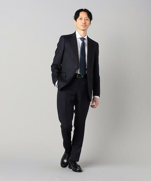 COMME CA MEN / コムサ・メン シャツ・ブラウス | 【形態安定】市松ジャカード カッタウェイカラーシャツ | 詳細1