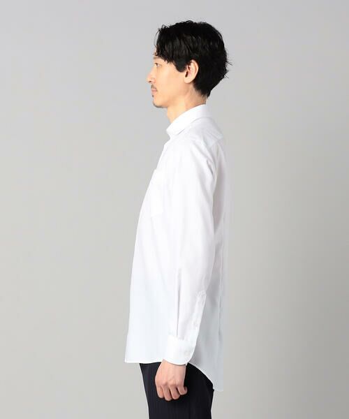 COMME CA MEN / コムサ・メン シャツ・ブラウス | 【形態安定】市松ジャカード カッタウェイカラーシャツ | 詳細5