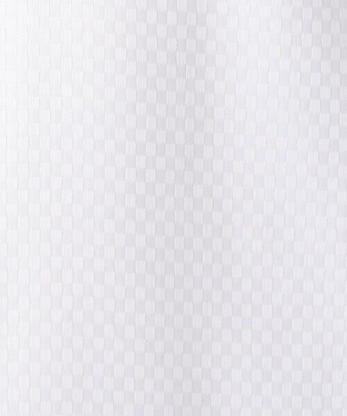 COMME CA MEN / コムサ・メン シャツ・ブラウス | 【形態安定】市松ジャカード カッタウェイカラーシャツ | 詳細11