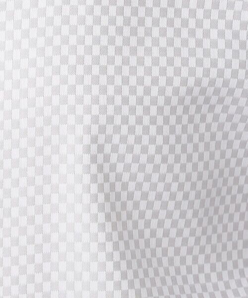 COMME CA MEN / コムサ・メン シャツ・ブラウス | 【形態安定】市松ジャカード カッタウェイカラーシャツ | 詳細15