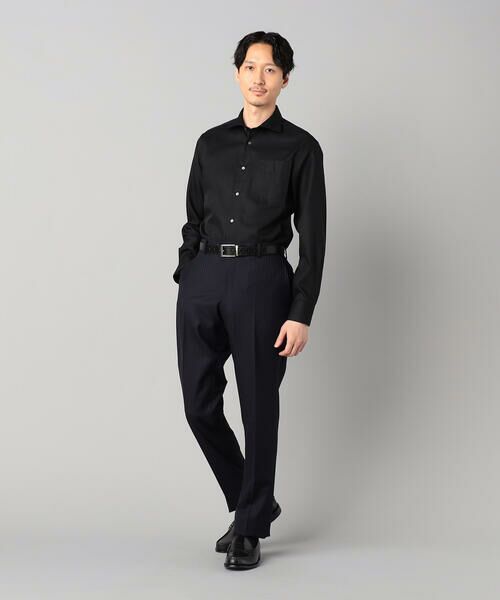 COMME CA MEN / コムサ・メン シャツ・ブラウス | 【形態安定】市松ジャカード カッタウェイカラーシャツ | 詳細16