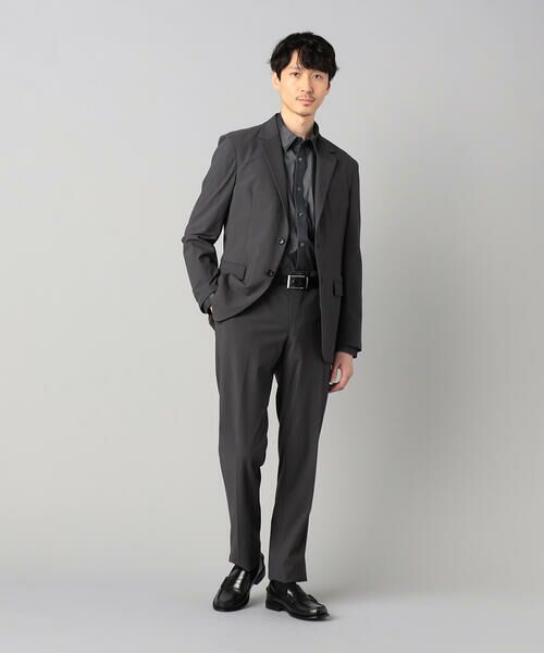 COMME CA MEN / コムサ・メン テーラードジャケット | 【セットアップ対応】福井編み ナイロントリコットジャージー シングルテーラードジャケット | 詳細1