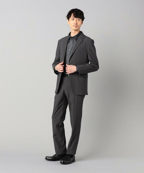 COMME CA MEN / コムサ・メン テーラードジャケット | 【セットアップ対応】福井編み ナイロントリコットジャージー シングルテーラードジャケット | 詳細2