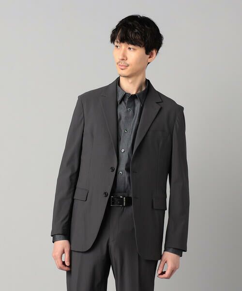 COMME CA MEN / コムサ・メン テーラードジャケット | 【セットアップ対応】福井編み ナイロントリコットジャージー シングルテーラードジャケット | 詳細3