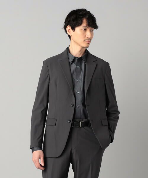 COMME CA MEN / コムサ・メン テーラードジャケット | 【セットアップ対応】福井編み ナイロントリコットジャージー シングルテーラードジャケット | 詳細4