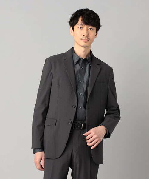 COMME CA MEN / コムサ・メン テーラードジャケット | 【セットアップ対応】福井編み ナイロントリコットジャージー シングルテーラードジャケット | 詳細5