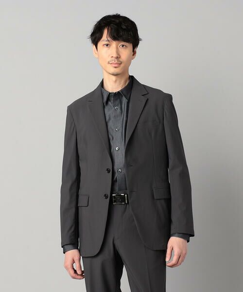 COMME CA MEN / コムサ・メン テーラードジャケット | 【セットアップ対応】福井編み ナイロントリコットジャージー シングルテーラードジャケット | 詳細6