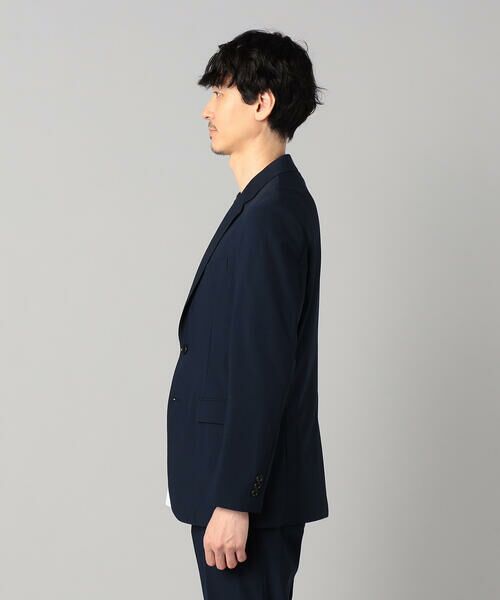 COMME CA MEN / コムサ・メン テーラードジャケット | 【セットアップ対応】福井編み ナイロントリコットジャージー シングルテーラードジャケット | 詳細13