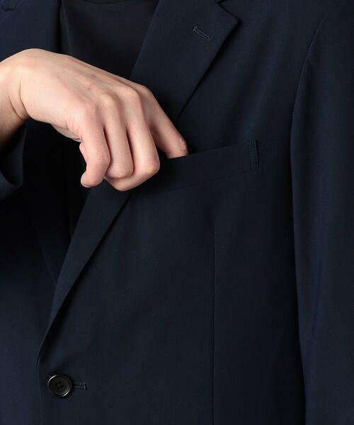 COMME CA MEN / コムサ・メン テーラードジャケット | 【セットアップ対応】福井編み ナイロントリコットジャージー シングルテーラードジャケット | 詳細16