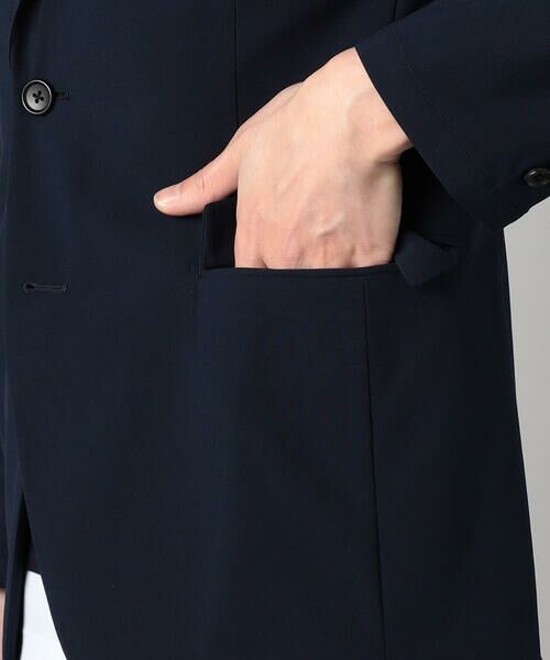 COMME CA MEN / コムサ・メン テーラードジャケット | 【セットアップ対応】福井編み ナイロントリコットジャージー シングルテーラードジャケット | 詳細18
