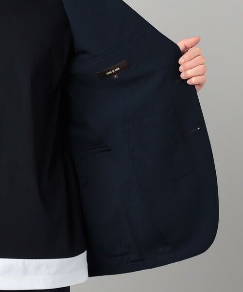 COMME CA MEN / コムサ・メン テーラードジャケット | 【セットアップ対応】福井編み ナイロントリコットジャージー シングルテーラードジャケット | 詳細21
