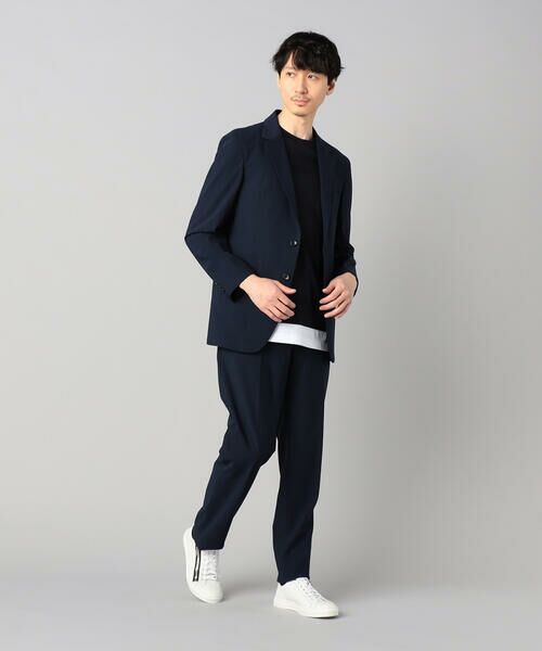 COMME CA MEN / コムサ・メン テーラードジャケット | 【セットアップ対応】福井編み ナイロントリコットジャージー シングルテーラードジャケット | 詳細8