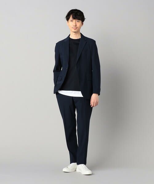 COMME CA MEN / コムサ・メン テーラードジャケット | 【セットアップ対応】福井編み ナイロントリコットジャージー シングルテーラードジャケット | 詳細9