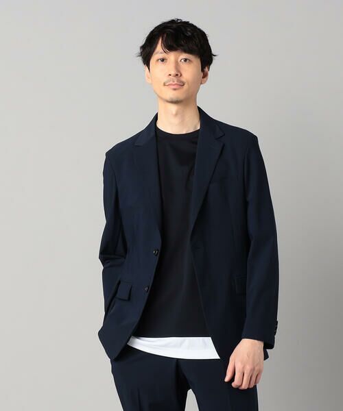 COMME CA MEN / コムサ・メン テーラードジャケット | 【セットアップ対応】福井編み ナイロントリコットジャージー シングルテーラードジャケット | 詳細10