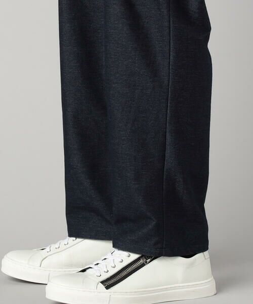 COMME CA MEN / コムサ・メン その他パンツ | 和歌山編み コットンデニムライクジャージー インタックパンツ | 詳細12