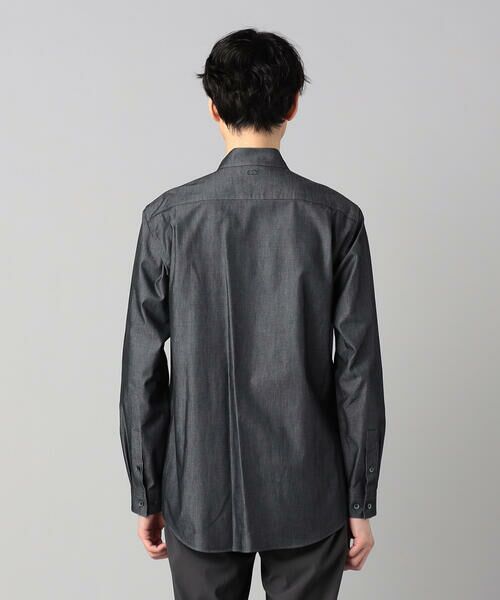 COMME CA MEN / コムサ・メン シャツ・ブラウス | デニムライクコットンツイル レギュラーカラーシャツ | 詳細7