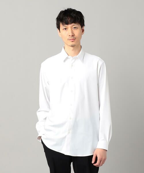 COMME CA MEN / コムサ・メン シャツ・ブラウス | 〔ユーロージャージー社〕ナイロントリコットレギュラーカラーシャツ | 詳細3