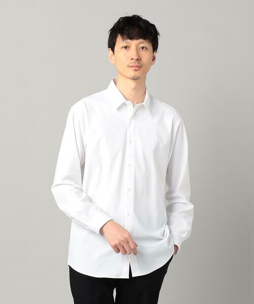 COMME CA MEN / コムサ・メン シャツ・ブラウス | 〔ユーロージャージー社〕ナイロントリコットレギュラーカラーシャツ | 詳細5