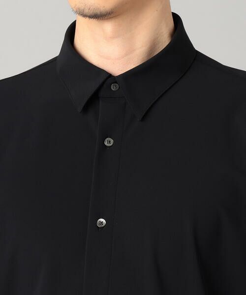 COMME CA MEN / コムサ・メン シャツ・ブラウス | 〔ユーロージャージー社〕ナイロントリコットレギュラーカラーシャツ | 詳細13