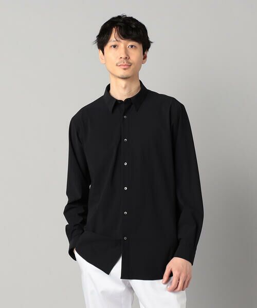 COMME CA MEN / コムサ・メン シャツ・ブラウス | 〔ユーロージャージー社〕ナイロントリコットレギュラーカラーシャツ | 詳細8