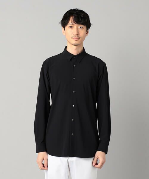 COMME CA MEN / コムサ・メン シャツ・ブラウス | 〔ユーロージャージー社〕ナイロントリコットレギュラーカラーシャツ | 詳細10