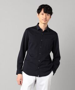 COMME CA MEN / コムサ・メン シャツ・ブラウス | 千鳥ジャージー キーボードシャツ