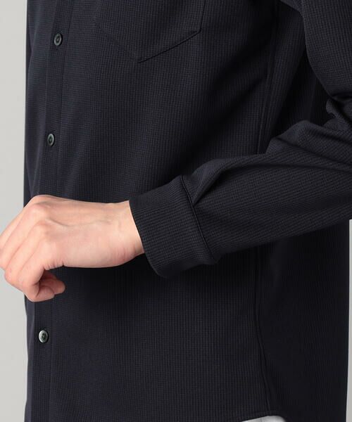 COMME CA MEN / コムサ・メン シャツ・ブラウス | 千鳥ジャージー キーボードシャツ | 詳細16