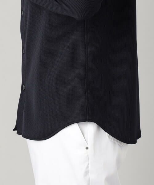 COMME CA MEN / コムサ・メン シャツ・ブラウス | 千鳥ジャージー キーボードシャツ | 詳細17