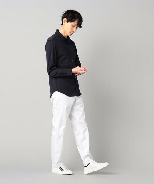 COMME CA MEN / コムサ・メン シャツ・ブラウス | 千鳥ジャージー キーボードシャツ | 詳細7