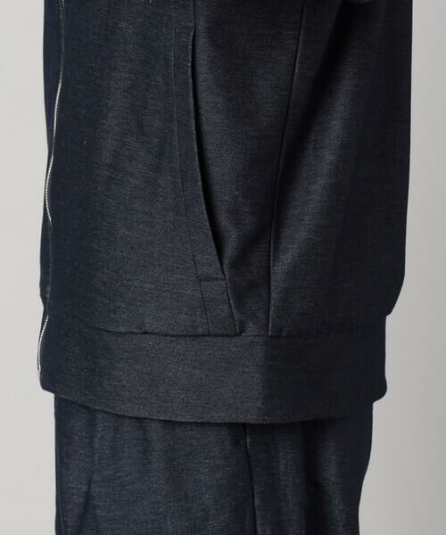 COMME CA MEN / コムサ・メン パーカー | 和歌山編み コットンデニムライクジャージー フーディーブルゾン | 詳細10