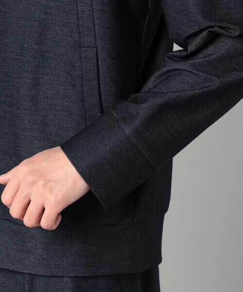 COMME CA MEN / コムサ・メン パーカー | 和歌山編み コットンデニムライクジャージー フーディーブルゾン | 詳細8