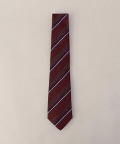 COMME CA MEN / コムサ・メン ネクタイ | レジメンタルストライプ柄 レギュラータイ