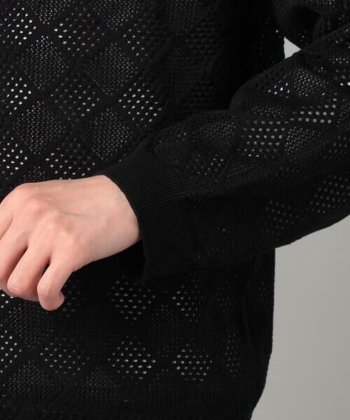 COMME CA MEN / コムサ・メン カーディガン・ボレロ | メッシュ編み ポロカーディガン | 詳細10