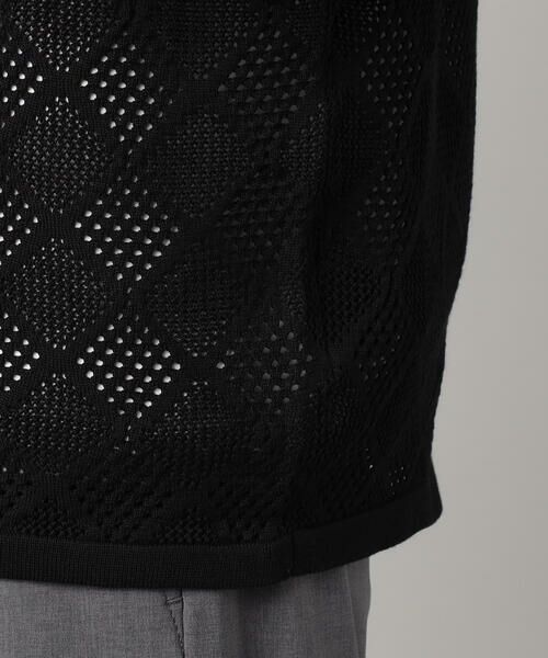 COMME CA MEN / コムサ・メン カーディガン・ボレロ | メッシュ編み ポロカーディガン | 詳細11