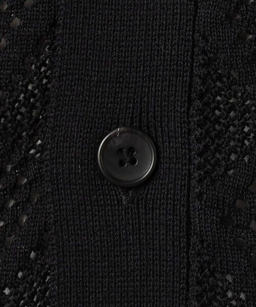 COMME CA MEN / コムサ・メン カーディガン・ボレロ | メッシュ編み ポロカーディガン | 詳細12