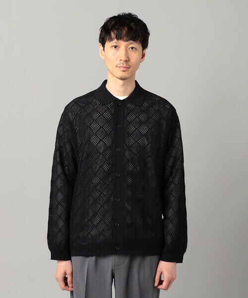 COMME CA MEN / コムサ・メン カーディガン・ボレロ | メッシュ編み ポロカーディガン | 詳細6