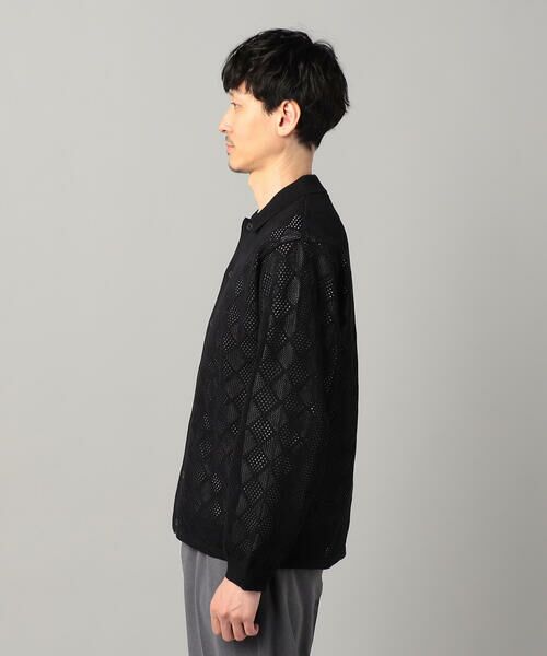 COMME CA MEN / コムサ・メン カーディガン・ボレロ | メッシュ編み ポロカーディガン | 詳細7