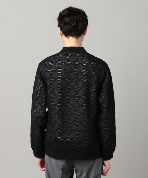 COMME CA MEN / コムサ・メン カーディガン・ボレロ | メッシュ編み ポロカーディガン | 詳細8