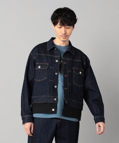 COMME CA MEN / コムサ・メン ブルゾン | レイヤード デニムブルゾン