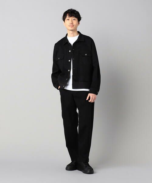 COMME CA MEN / コムサ・メン ブルゾン | レイヤード デニムブルゾン | 詳細1