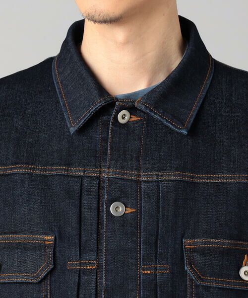 COMME CA MEN / コムサ・メン ブルゾン | レイヤード デニムブルゾン | 詳細12