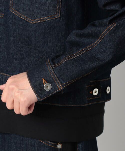 COMME CA MEN / コムサ・メン ブルゾン | レイヤード デニムブルゾン | 詳細14
